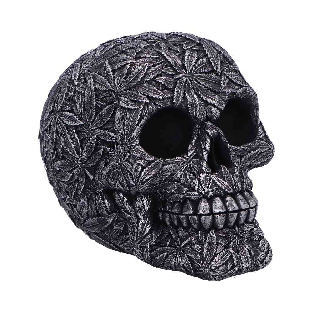 Nemesis Now - High Life 15.5cm Figurine - Skull - Grey
